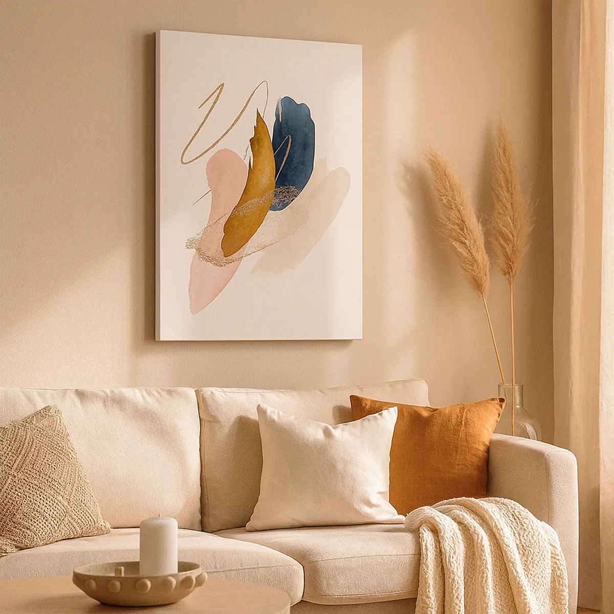 Obraz na plátne - Okrídlená kompozícia - 50x70 cm