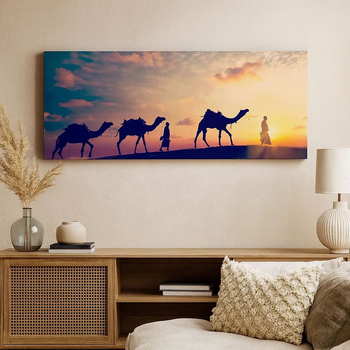 Obraz na plátne - Tajomný duch orientu - 30x30 cm