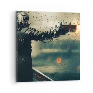 Obraz na plátne - Vražedná zbraň - tvoj vlastný terminátor - 70x70 cm