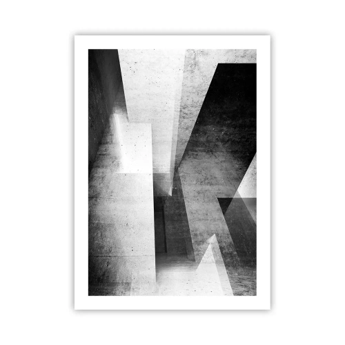 Plagát - Štruktúra priestoru - 50x70 cm