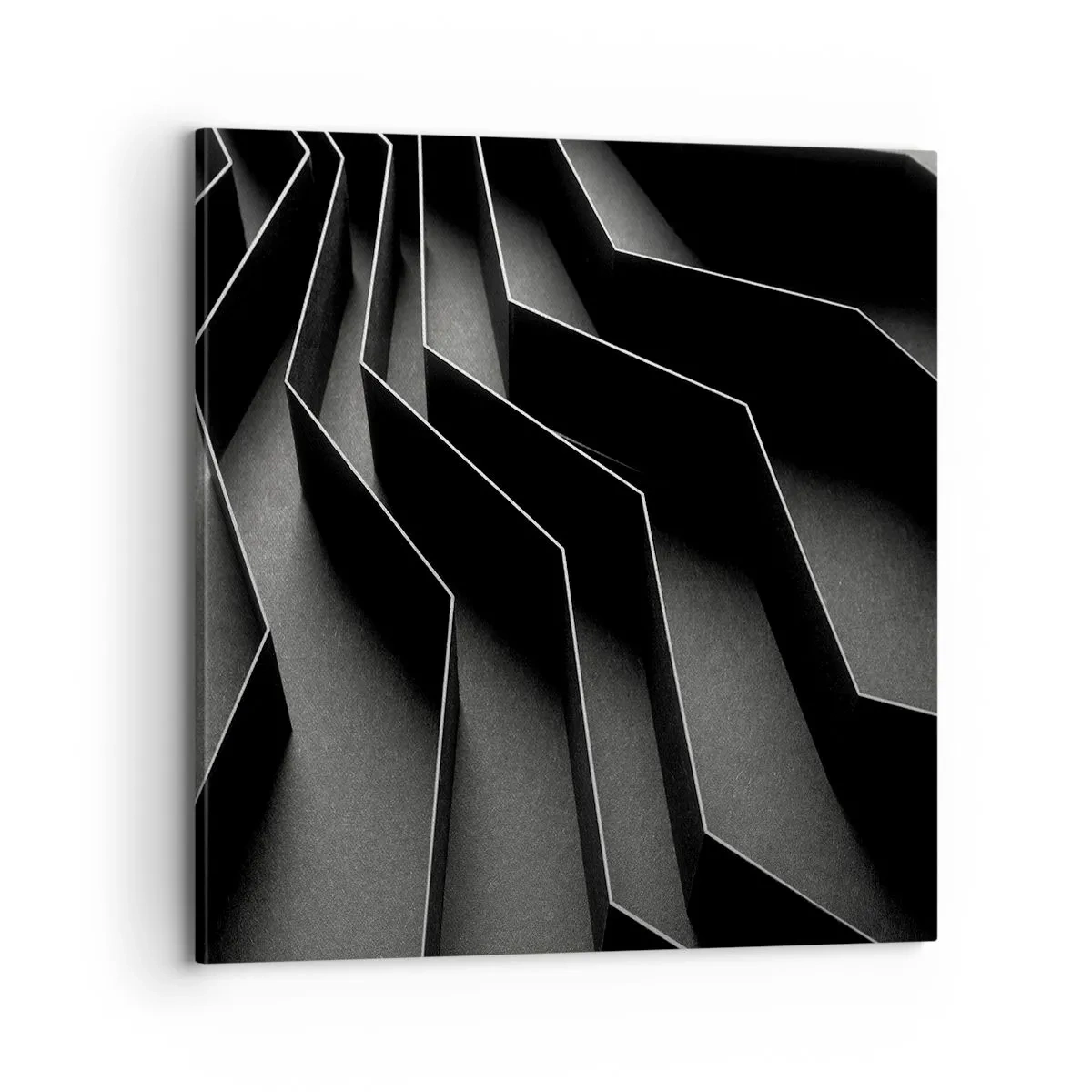 Obraz na plátne - Priestorový poriadok - 70x70 cm