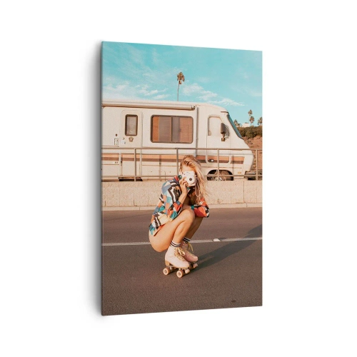 Obraz na plátne - Usmejte sa! - 80x120 cm