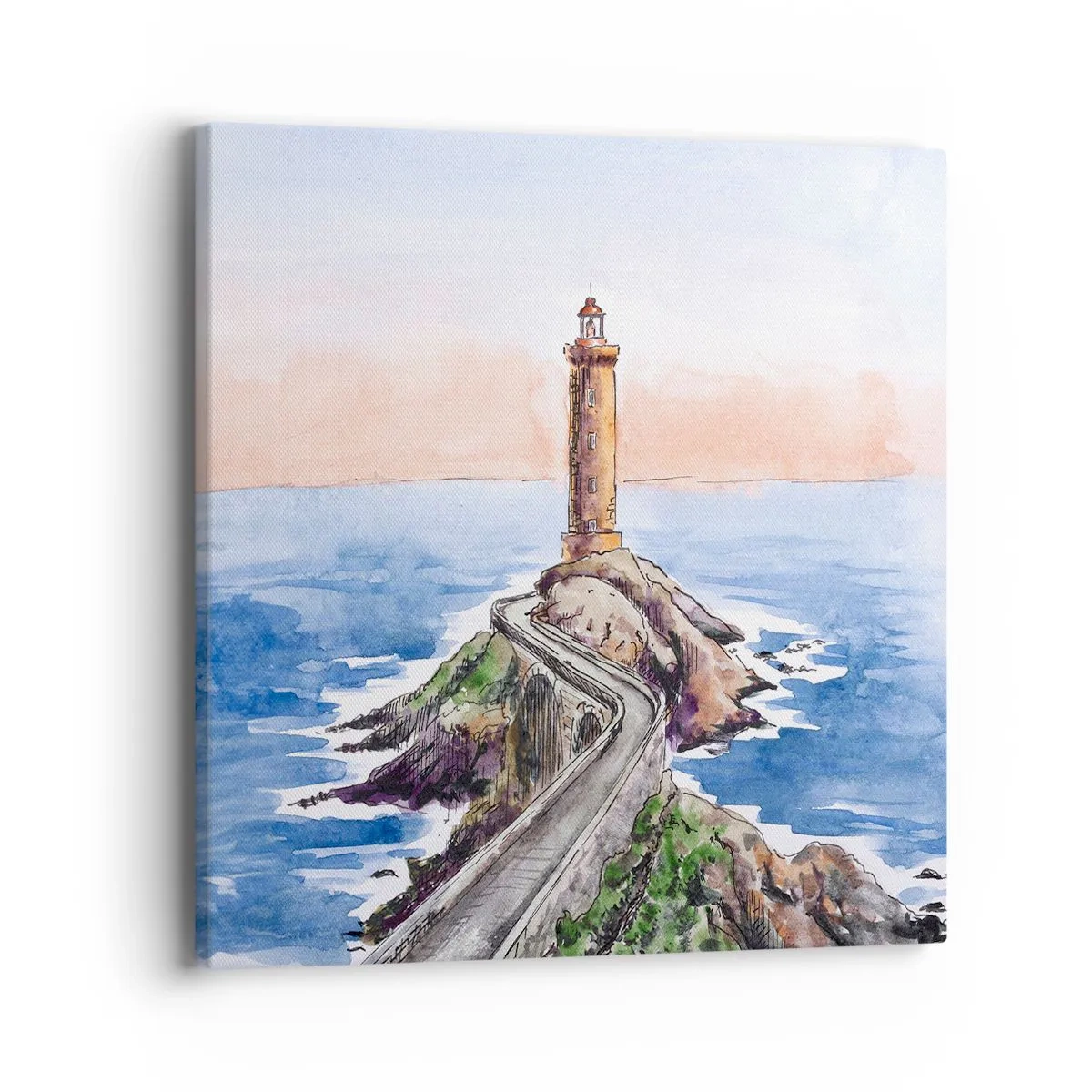 Obraz na plátne - Tvárou v tvár moru - 40x40 cm