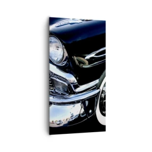 Obraz na plátne - Klasika v striebornej, čiernej a bielej - 65x120 cm