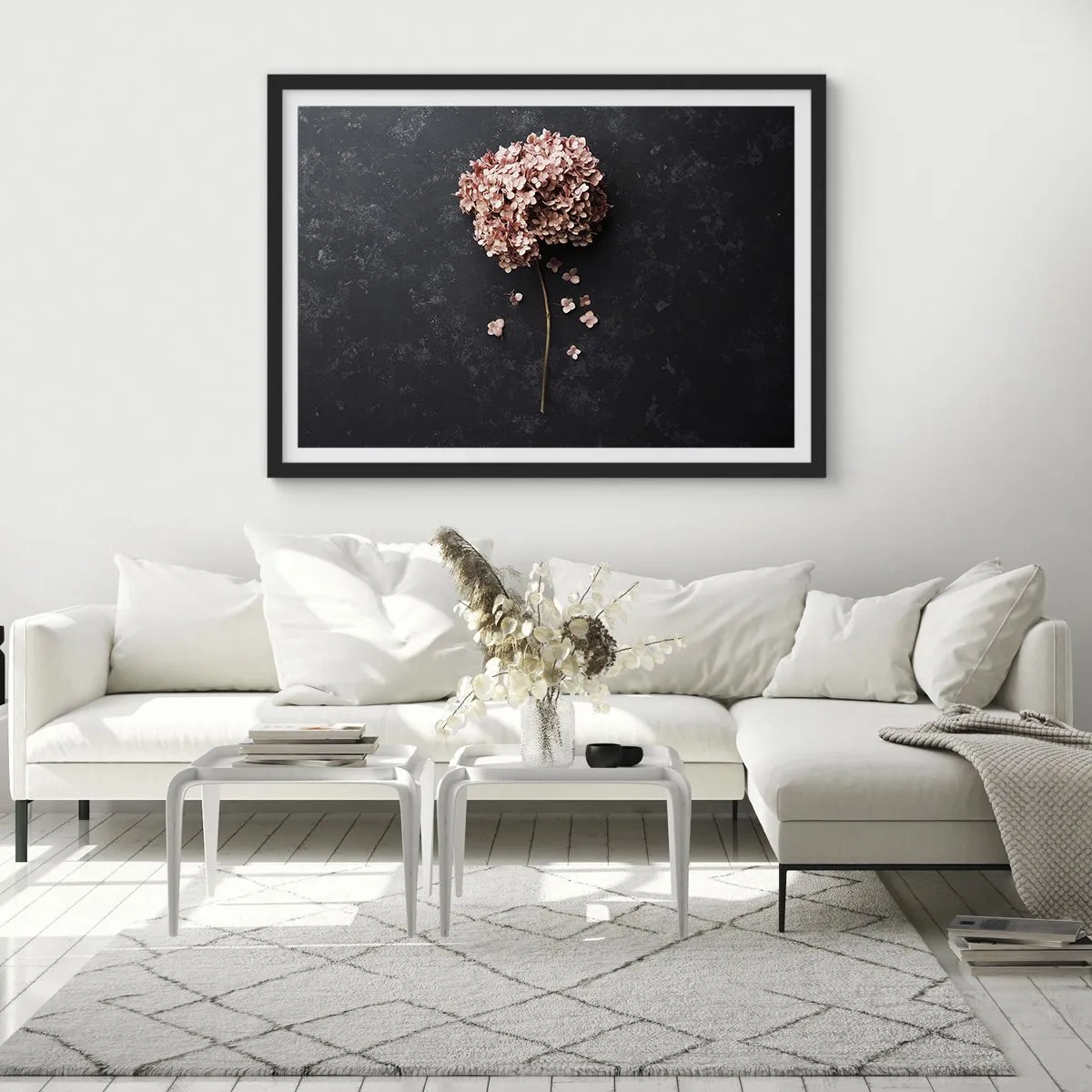 Plagát v čiernom ráme - Skutočne romantické znamenie - 40x30 cm