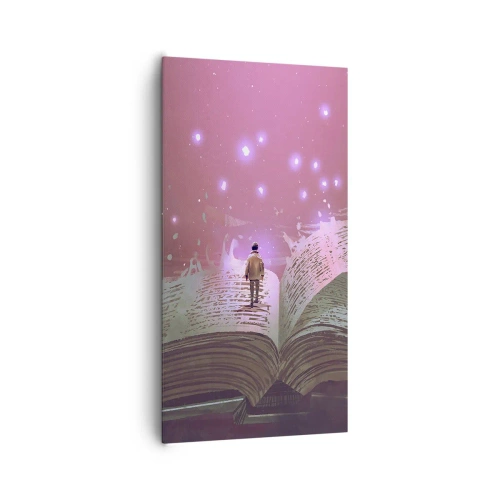 Obraz na plátne - Pozvánka do iného sveta - prečítaj! - 65x120 cm