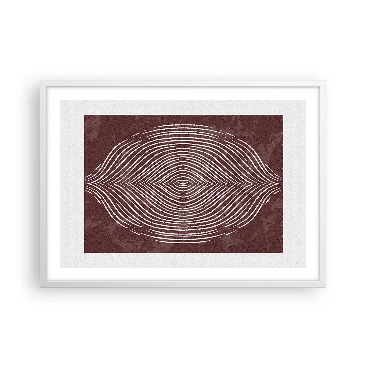 Plagát v bielom ráme - Priestor hovorí - 70x50 cm