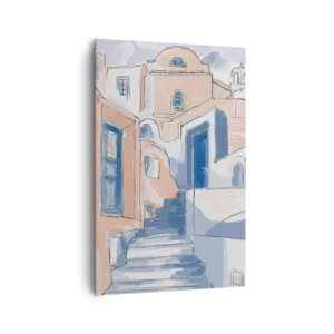 Obraz na plátne - Exotické mesto - 80x120 cm