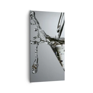 Obraz na plátne - Nad okrajom pohára - 65x120 cm