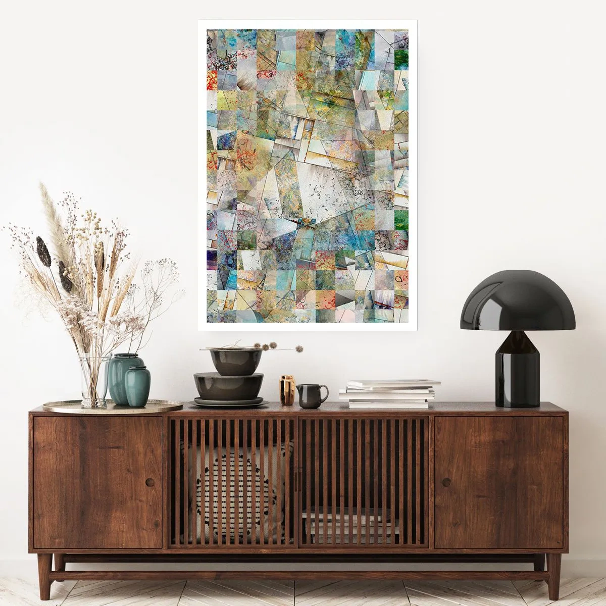Plagát - Geometrické preskupenie - 50x70 cm