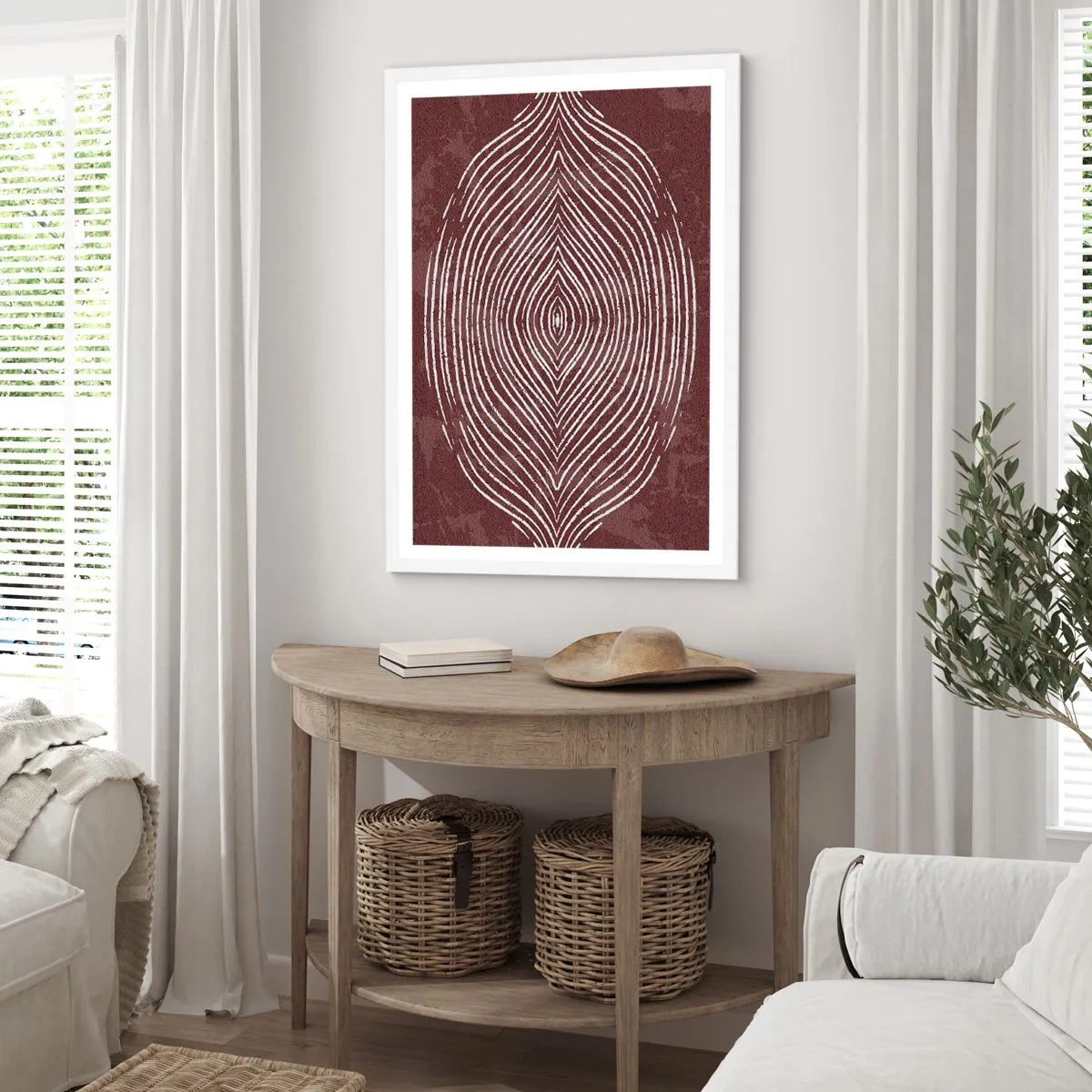 Plagát v bielom ráme - Priestor hovorí - 61x91 cm
