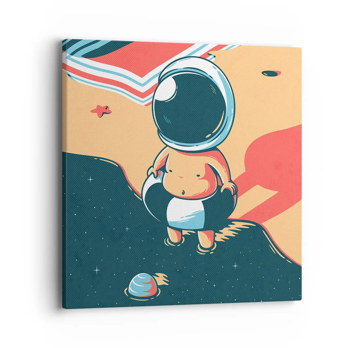 Obraz na plátne - Z iného pohľadu - 40x40 cm