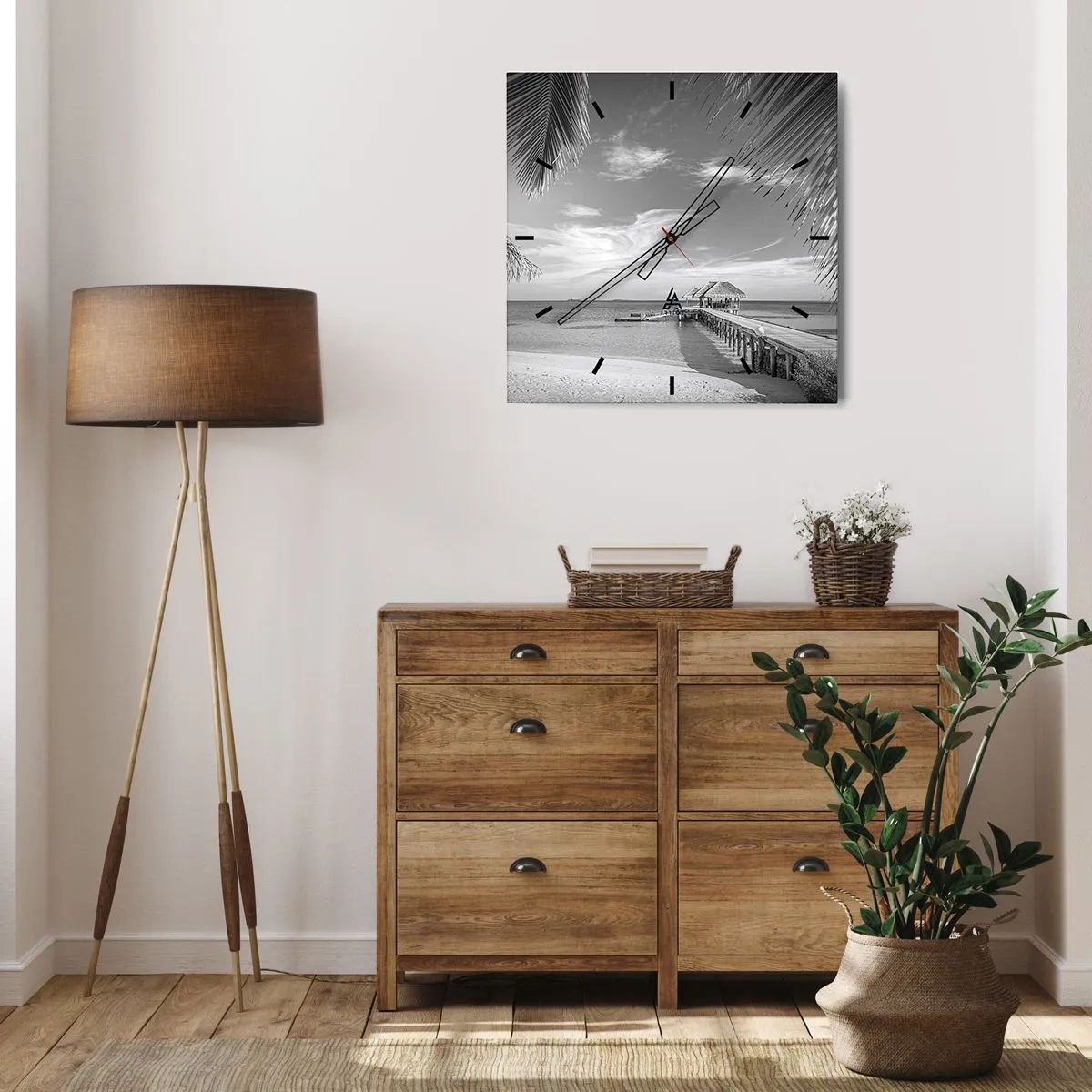 Nástenné hodiny - Spomienka alebo sen? - 30x30 cm