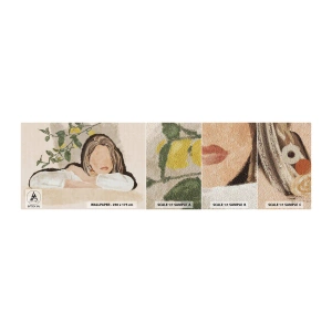 Vzorka Fototapeta Standard Eco - Kráska z juhu - Žena, Citróny, Minimalizmus - 100x30 cm