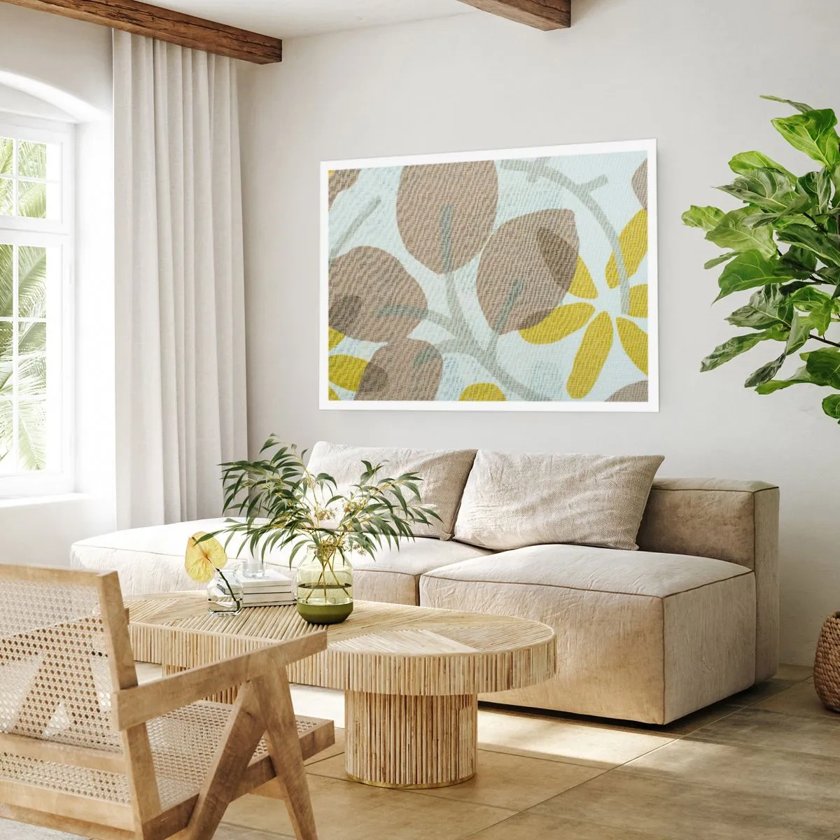 Plagát - Kompozícia v plnom slnku - 70x50 cm