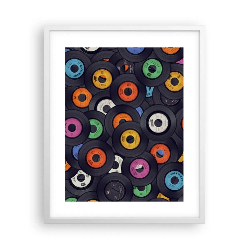 Plagát v bielom ráme - Farby klasiky - 40x50 cm