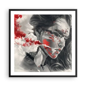 Plagát v čiernom ráme - V škárach absurdity - 60x60 cm