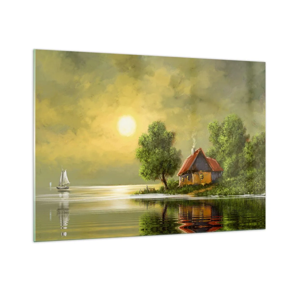 Obraz na skle - Krásne, ako z obrázku - 100x70 cm