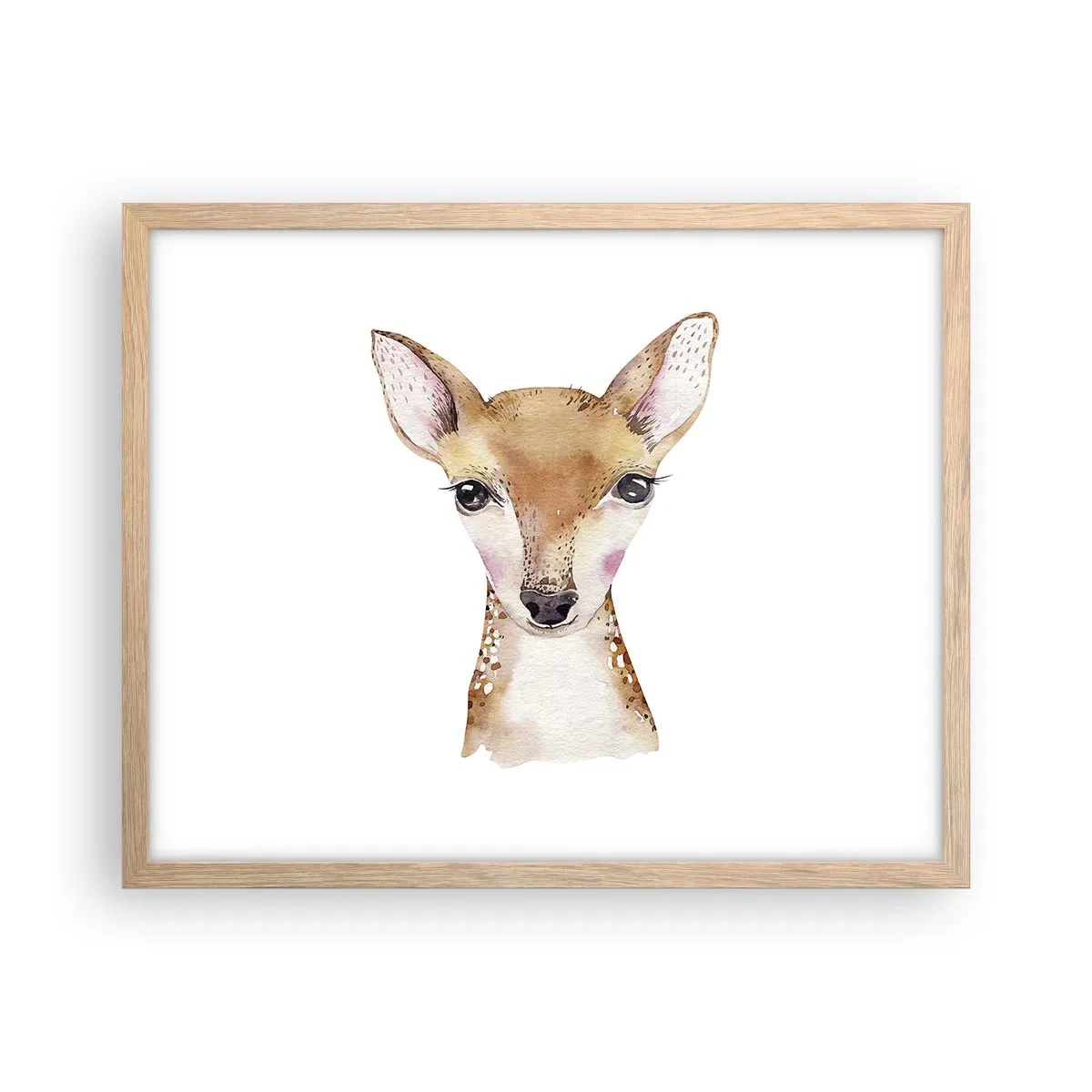 Plagát v ráme zo svetlého duba - Povaha nevinnosti - 50x40 cm