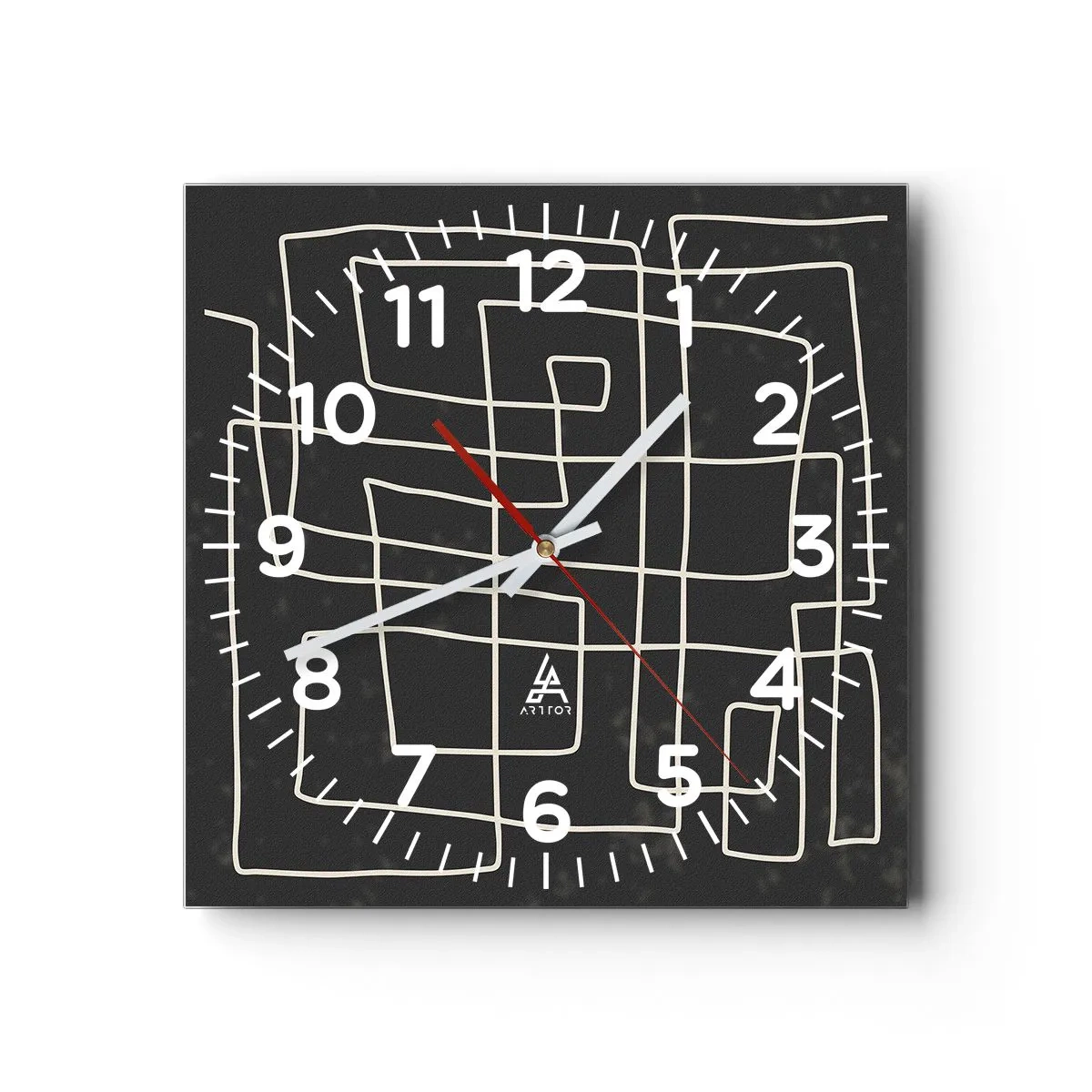 Nástenné hodiny - Nie je to tak jednoduché - 40x40 cm