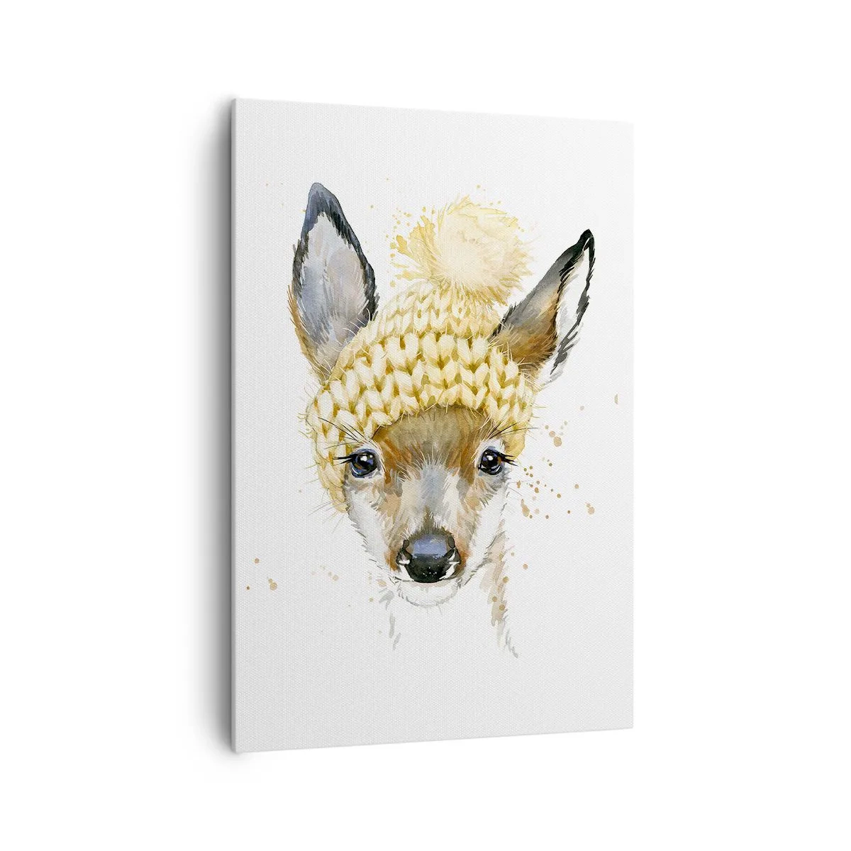 Obraz na plátne - V zime v snežnom lese - 70x100 cm