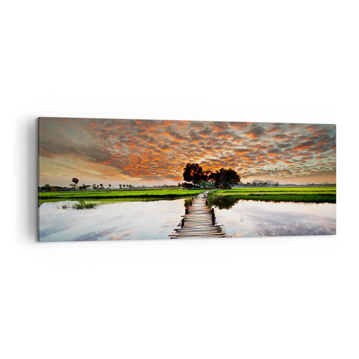 Obraz na plátne - Roztiahnite ruky - dýchajte  - 140x50 cm