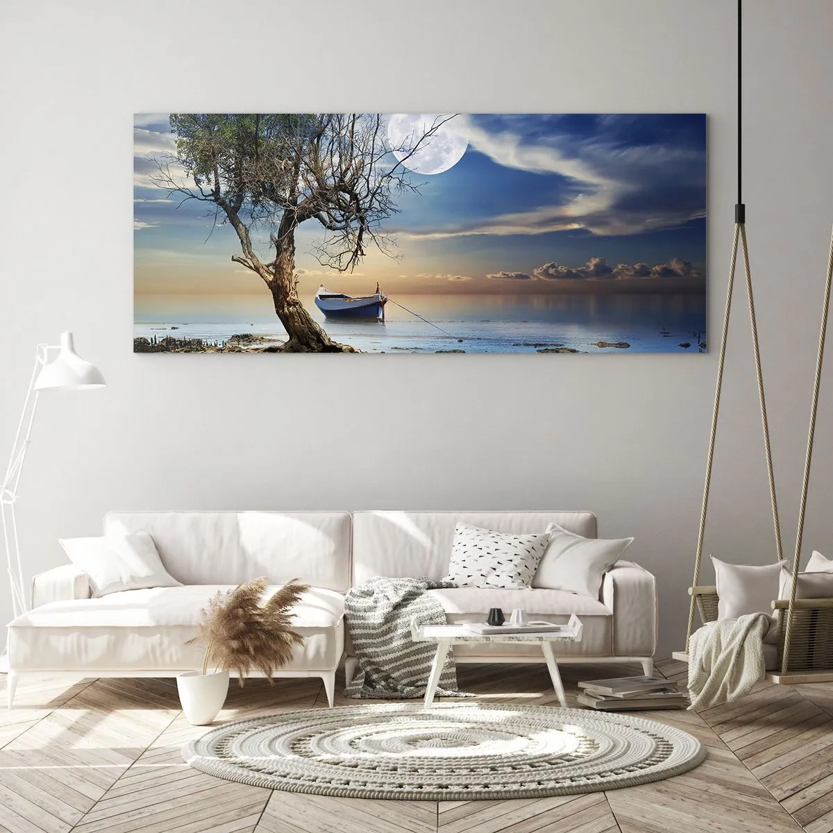 Obraz na skle - Je to koniec alebo začiatok? - 100x40 cm