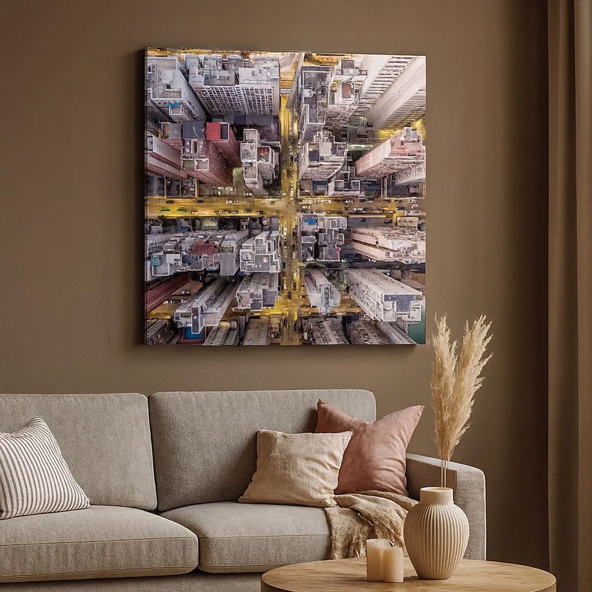 Obraz na plátne - Pozdrav z Hongkongu - 30x30 cm