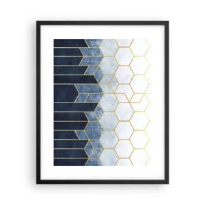 Plagát v čiernom ráme - Kompozícia v synkopickom rytme - 40x50 cm