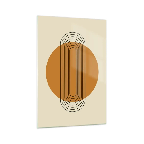 Obraz na skle - Dokonalý plán - 70x100 cm