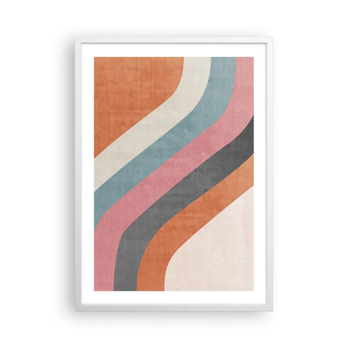 Plagát v bielom ráme - Diagonálna kompozícia – pohyb - 50x70 cm