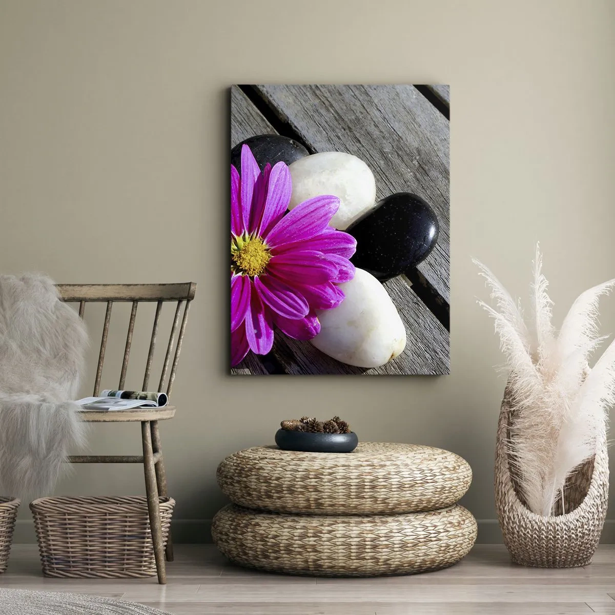 Obraz na plátne - Odpočinok na móle - 45x80 cm