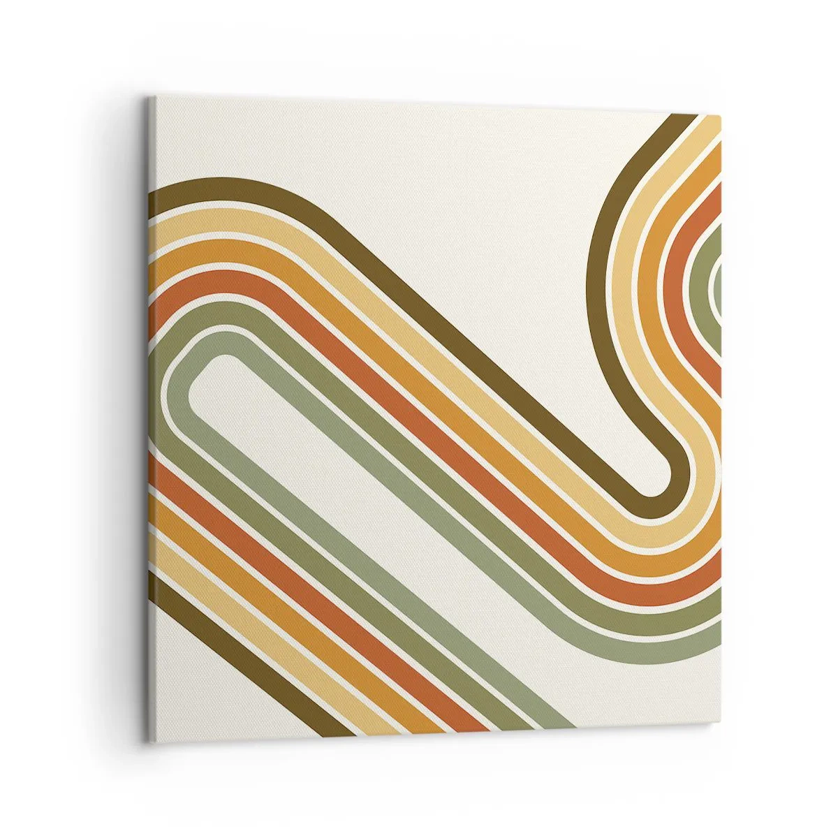 Obraz na plátne - Kľučkovanie do cieľa - 50x50 cm