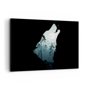 Obraz na plátne - Hlas lesnej noci - 100x70 cm