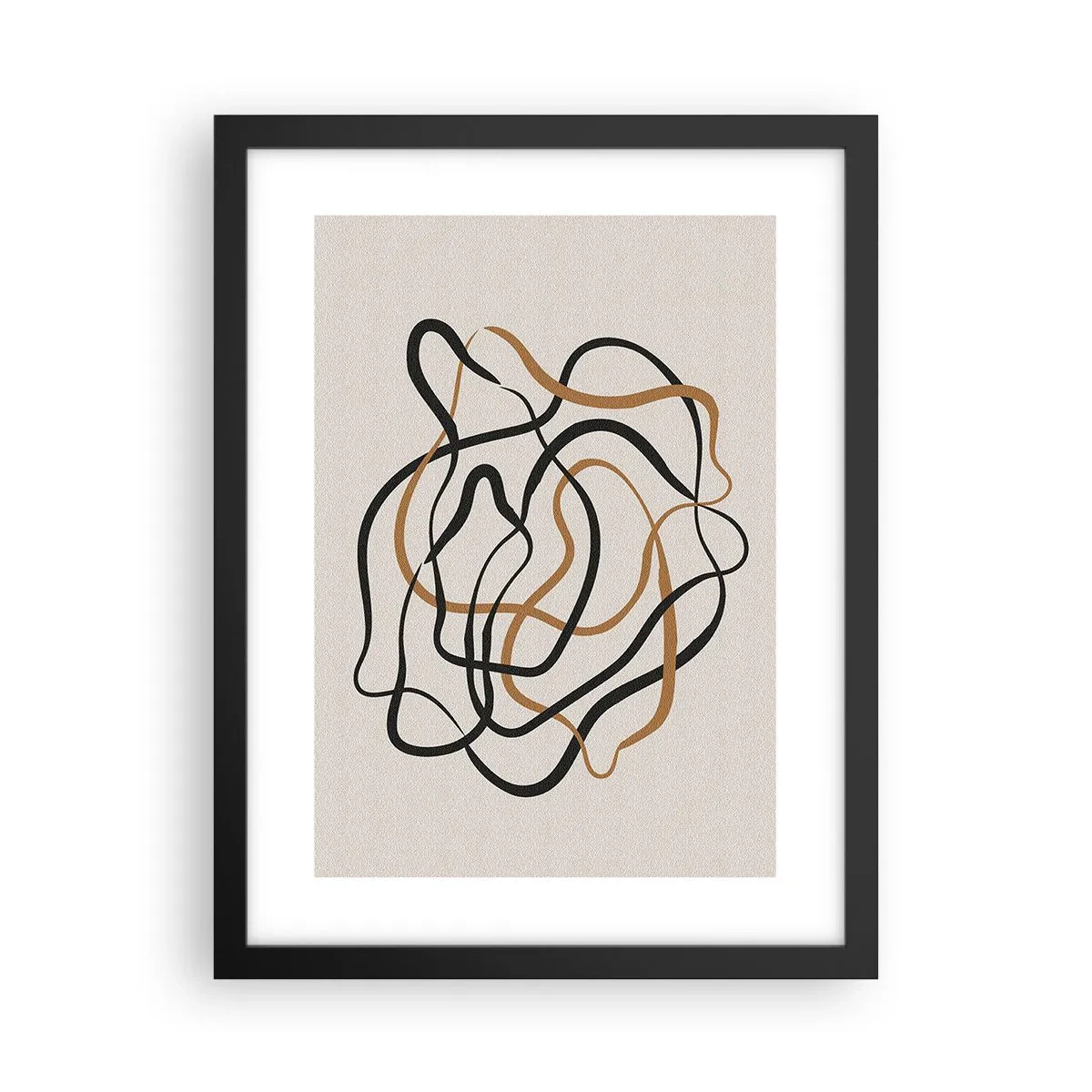 Plagát v čiernom ráme - Všetko sa pokrútilo - 30x40 cm