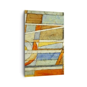 Obraz na plátne - Kubizmus na stavbe - 80x120 cm