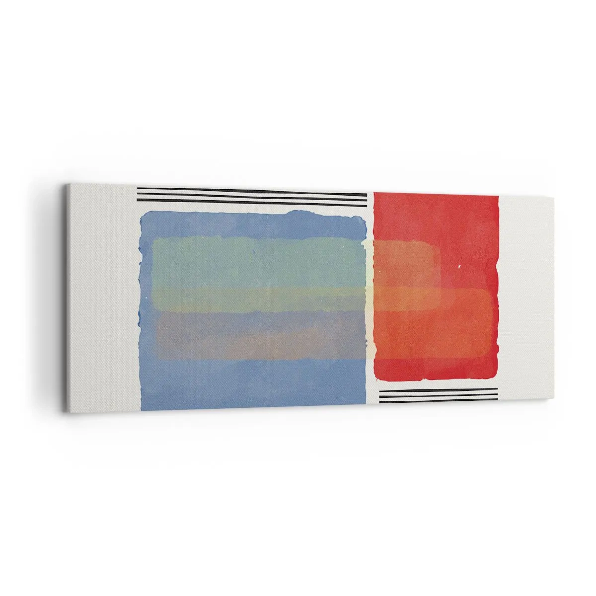 Obraz na plátne - Duch a písmeno geometrie - 120x50 cm