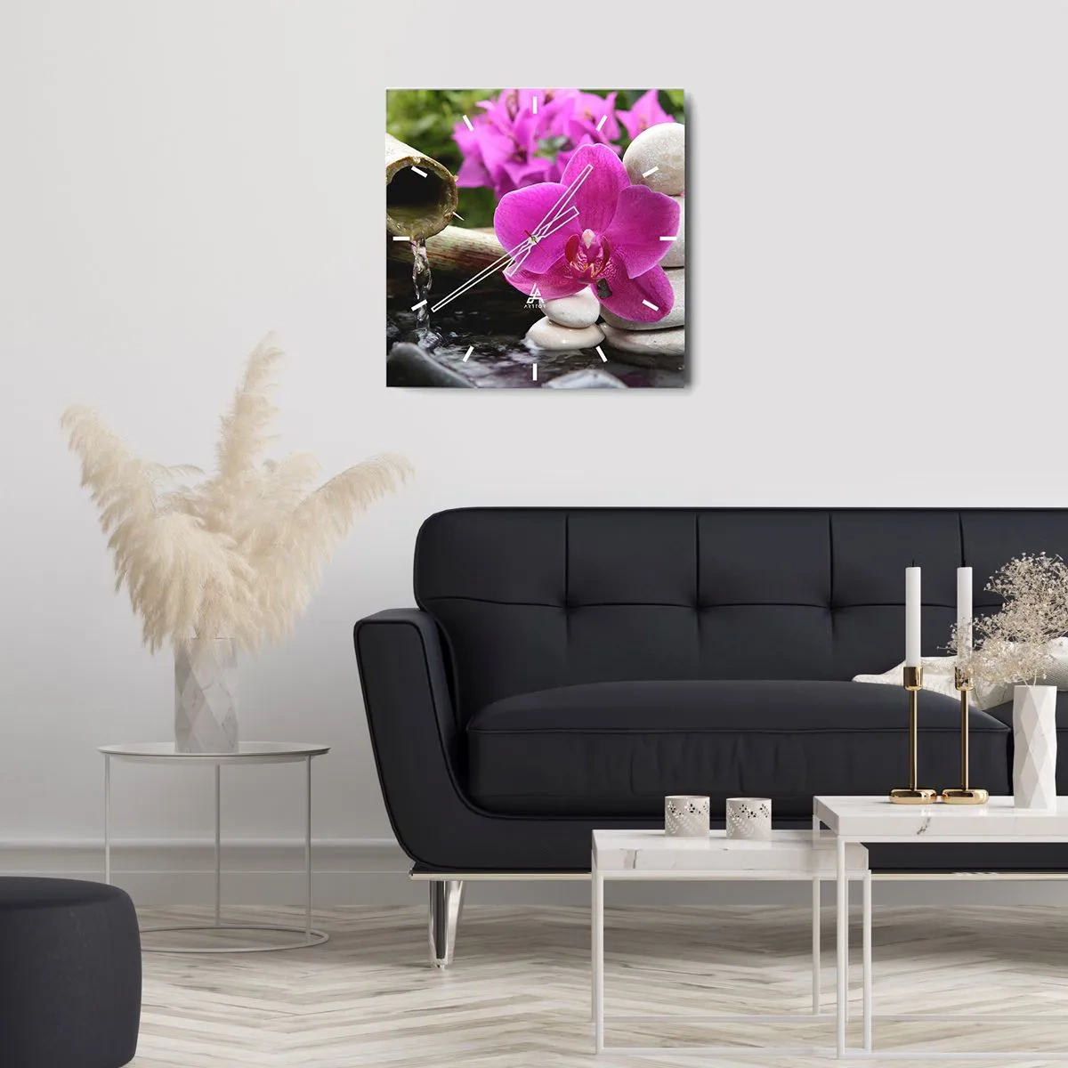 Nástenné hodiny - Už odpočívaš - 40x40 cm