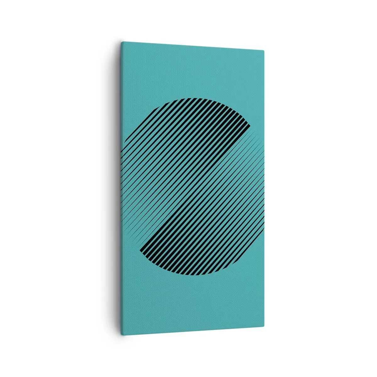 Obraz na plátne - Kruh – geometrická variácia - 55x100 cm