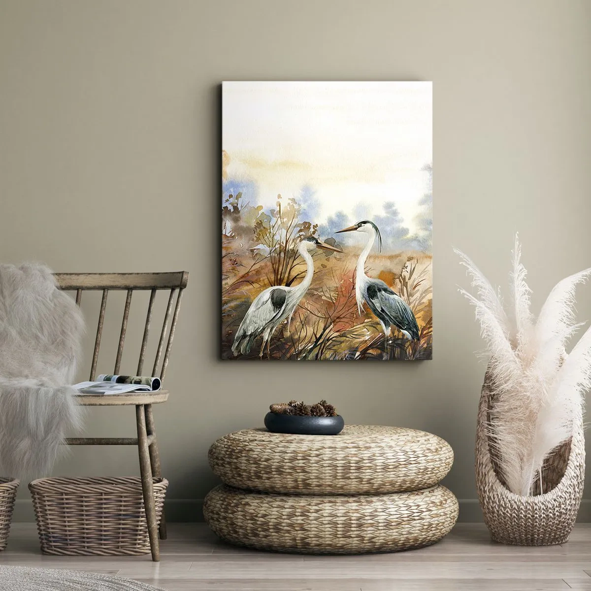 Obraz na plátne - Kam na jeseň? - 50x70 cm