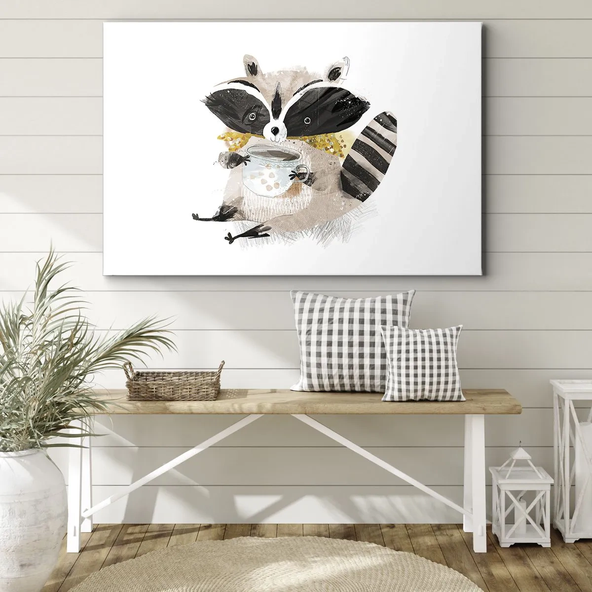 Obraz na plátne - Môj priateľ mýval - 120x80 cm