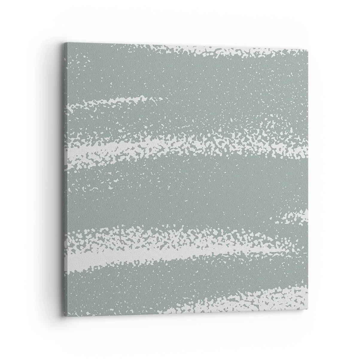 Obraz na plátne - Abstrakcia v zimnom štýle - 70x70 cm