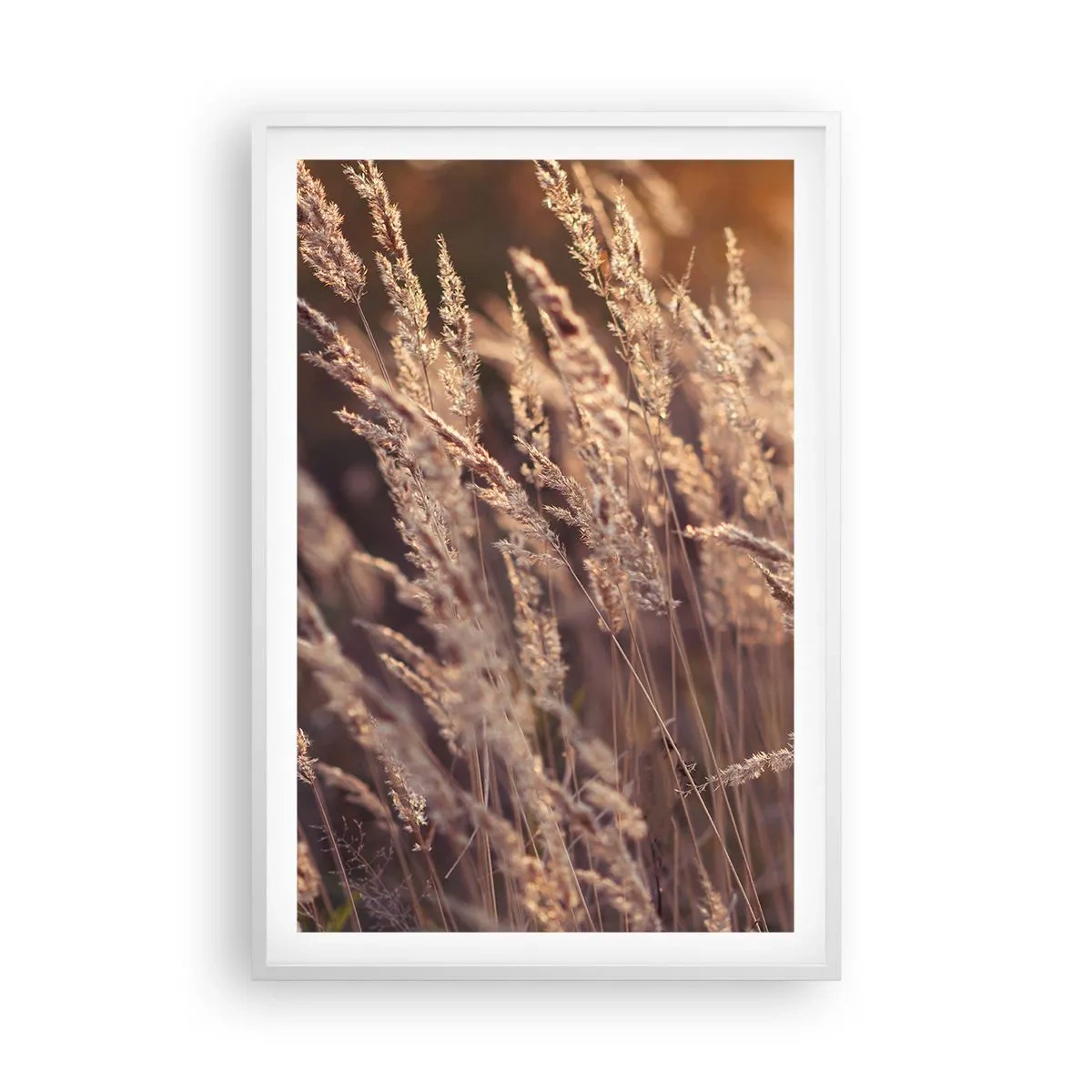 Plagát v bielom ráme - Pripravení privítať jeseň - 61x91 cm