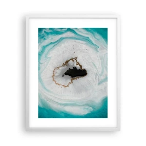 Plagát v bielom ráme - Preniknúť dovnútra - 40x50 cm