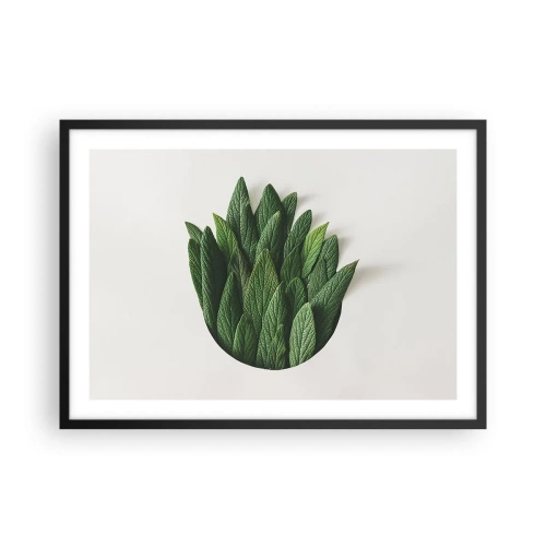 Plagát v čiernom ráme - Neukojiteľná zvedavosť - 70x50 cm