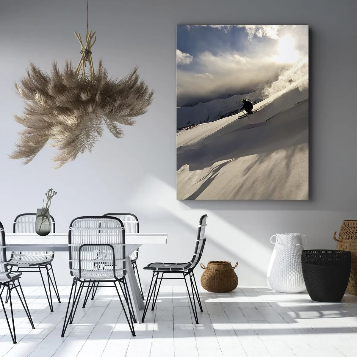 Obraz na plátne - Prijatá výzva hôr - 65x120 cm