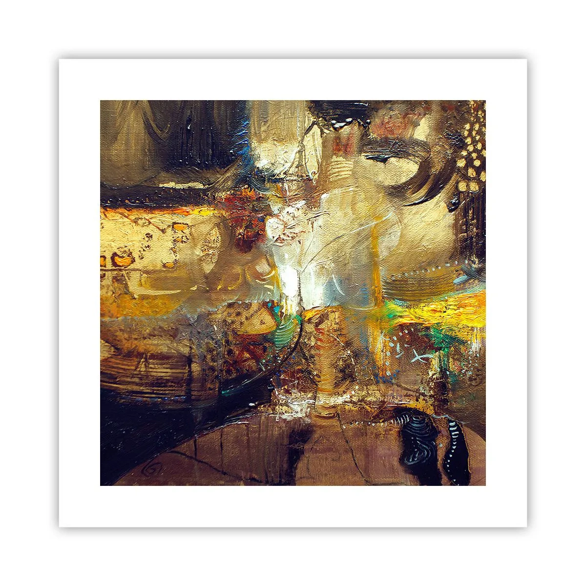 Plagát - Zima, teplejšie, horúco - 40x40 cm