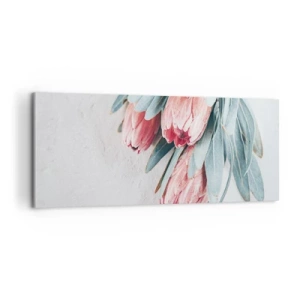 Obraz na plátne - Zahanbené svojou vlastnou krásou - 100x40 cm