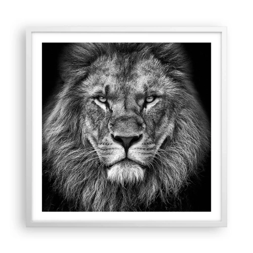 Plagát v bielom ráme - V korunovačnom odeve - 60x60 cm