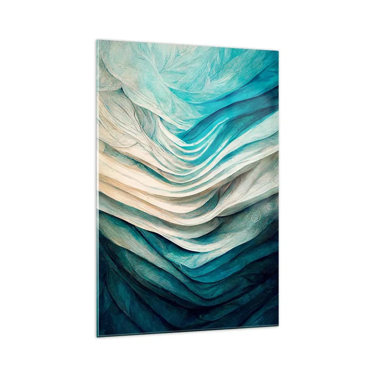 Obraz na skle - Modrá neukojiteľnosť - 70x100 cm